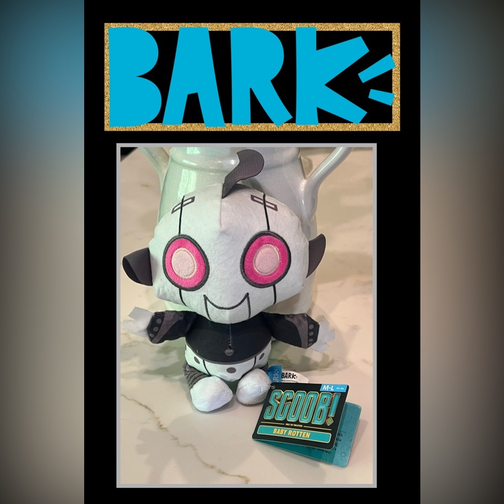 🆕 3/for $20 in a BUNDLE ~ BarkBox baby rotten, Scooby-Doo, robot